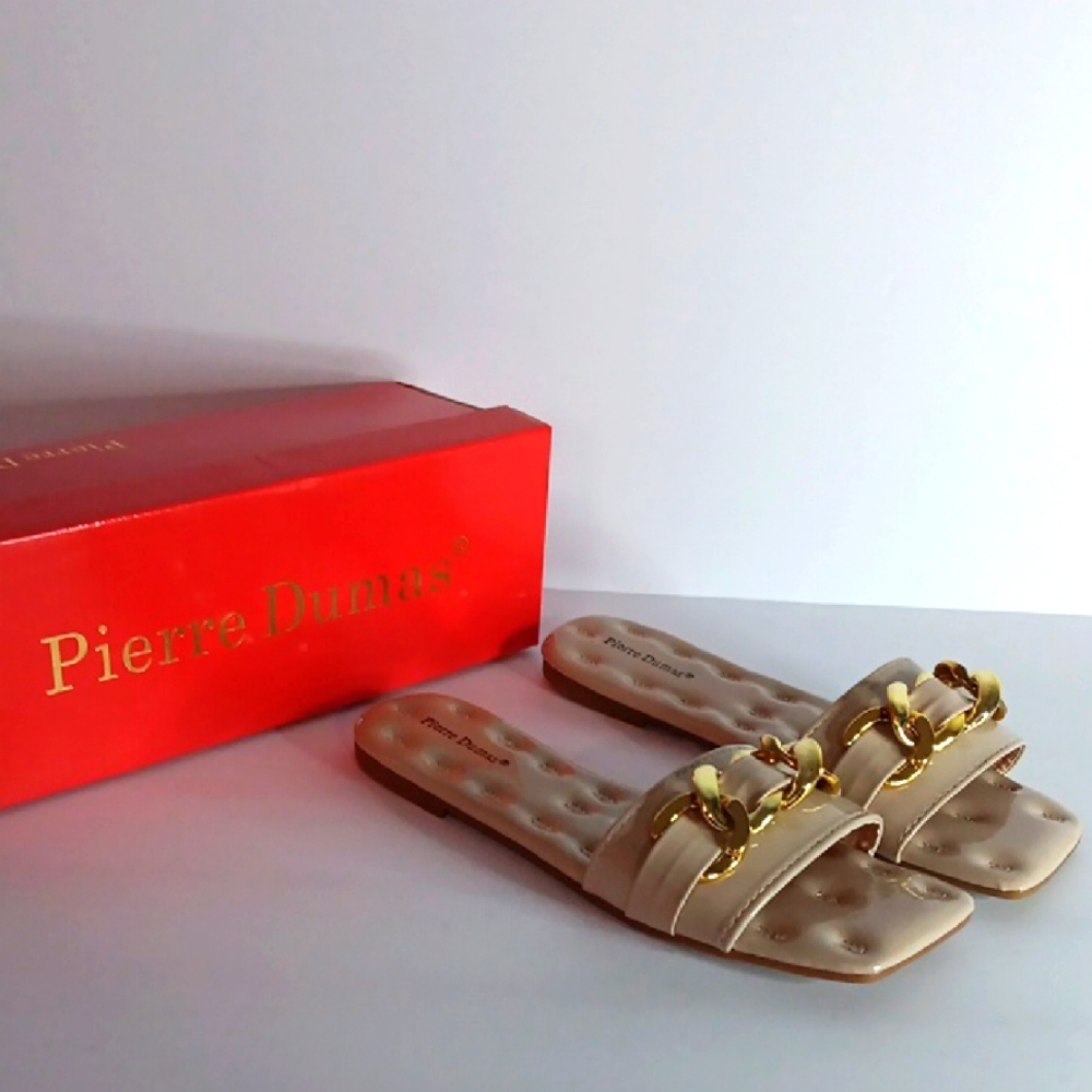 Pierre Dumas Women's Beige Sandals